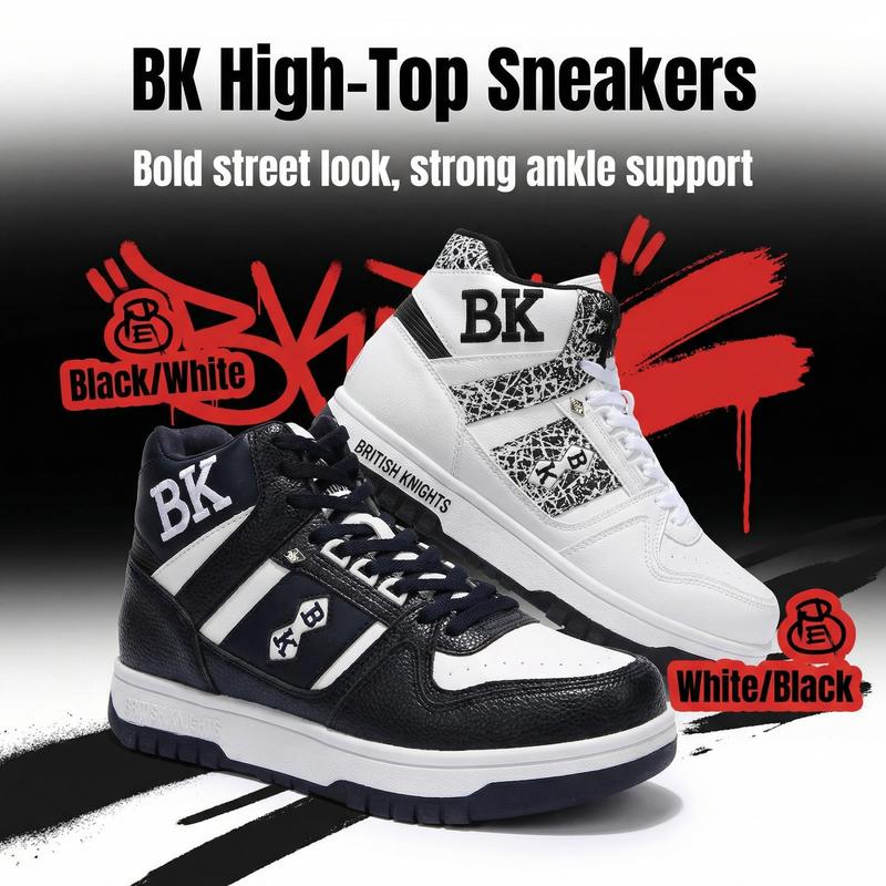 KINGS SL Series Navy White Black Sneakers for Men, Casual Shoes Footwear with BK Logo, Comfortable Sole Training Runner, Perfect Valentine's Day Gift for Men  Athletic Trainer Running