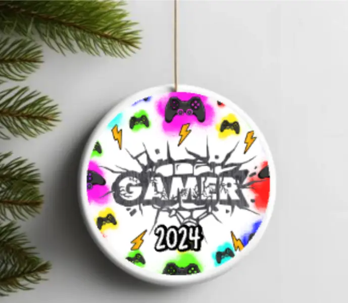 Gaming, Gamer ornament, gift for gamer, Gaming ornament