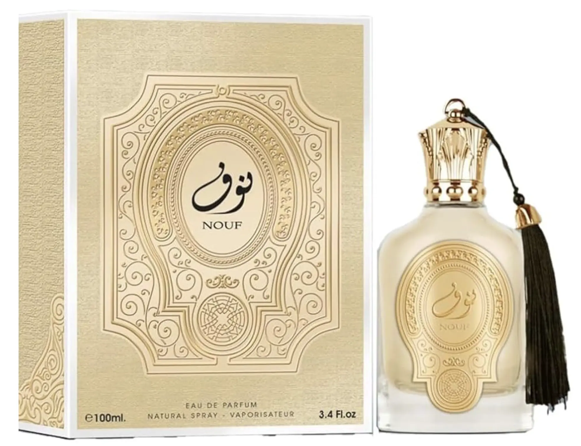 Paris Corner Nouf Eau de Parfum (100ml) - Tropical Rainforest Scent Unisex Fragrance, True to Fruit Unisex Fragrance with Pineapple, Grapefruit, Citrus, Jasmine, Cedar Notes, Sour Citrus Flavor Unisex Fragrance