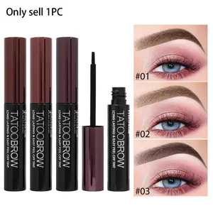 Long Lasting Peel Off Brow Tint, 24 Hour Smudge Proof Wear, Easy to Remove Waterproof Formula for Natural Looking Brows, Eyebrow Tinting Cream