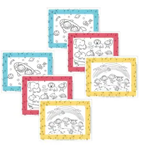 Disney Baby by J.L. Childress ColorMe Disposable Placemats, 48 Pack