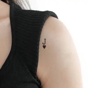 1pc spades j temporary tattoo