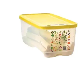 Tupperware FridgeSmart large container with a gallon capacity for storing fruits and vegetables