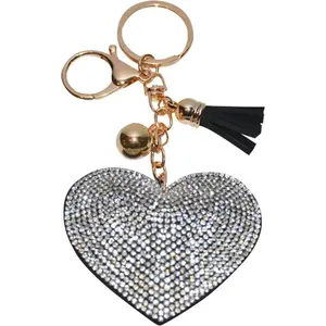 Rhinestone Keychain Accessories for Women, Car Keys Keychain Charms, Bling Keychain, Cute Purse Charms for Handbags
