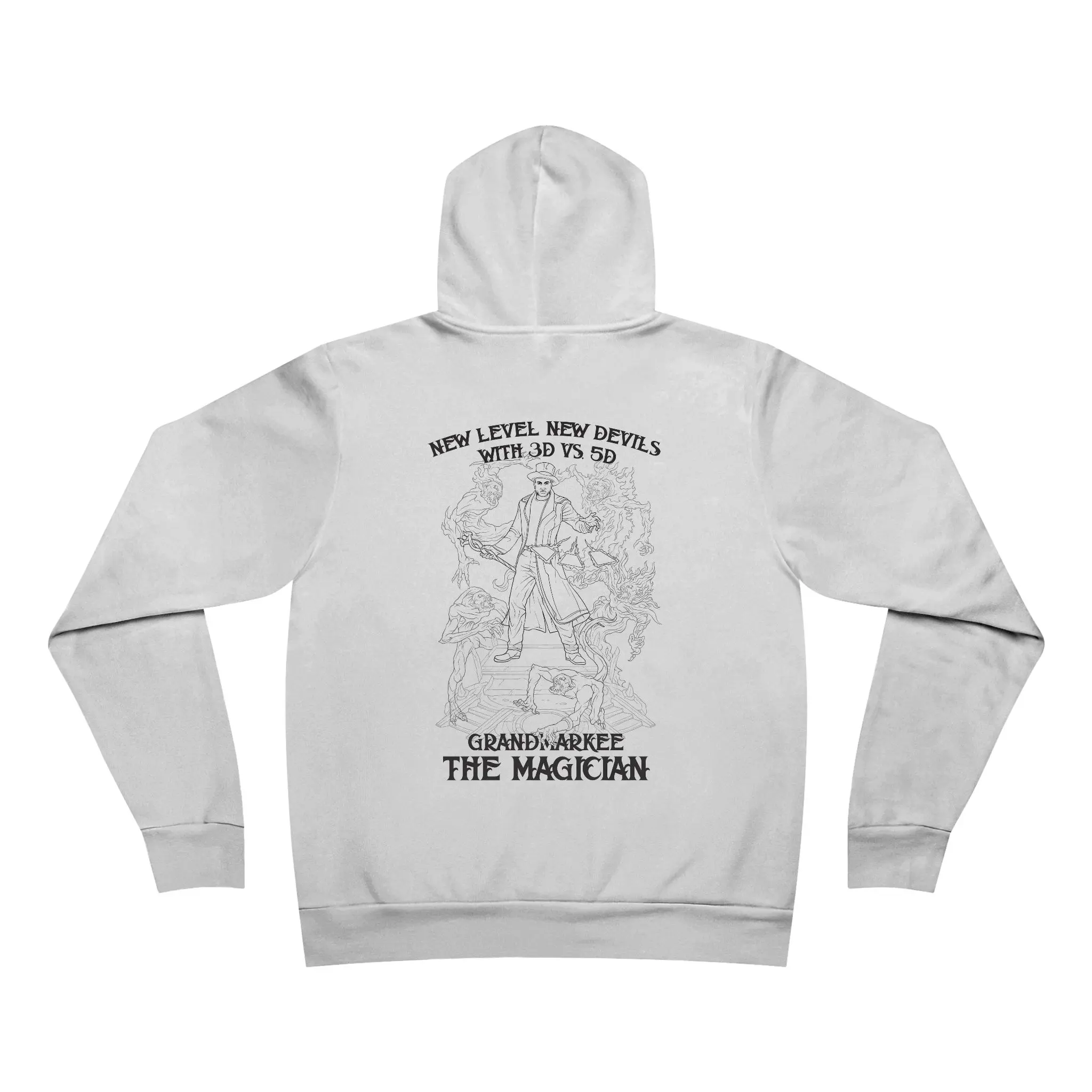 Angels Vs. Demons By Grandmarkee "The Magician" Unisex Sponge Fleece Pullover Hoodie