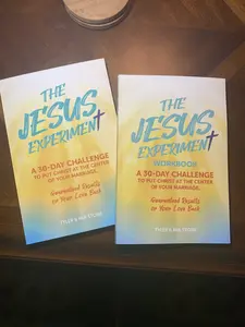 Combo - The Jesus Experiment Book & Workbook - A 30 Day Challenge to Put Christ at the Center of Your Marriage Guaranteed Results or Your Love Back