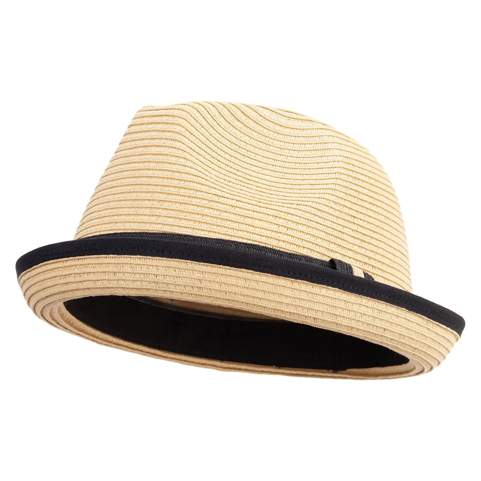 Big Size Straw Upbrim Fedora