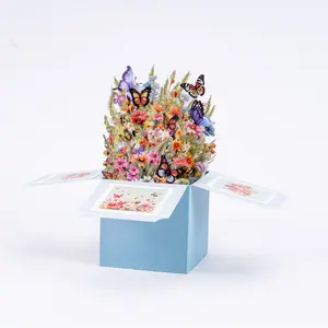 Creative Butterfly Greeting Cards – Premium Feel, 3D Stereoscopic Blessing Series for Teacher’s Day and Mother’s Day
