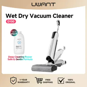 Uwant Wet Dry Vacuum Cleaner, Self Cleaning System,180°Lay-Flat Smart Cordless Vacuum Mop, 40 Minutes Long Runtime,Dual-Sided Edge Cleaning,18000pa Powerful Suction for Hard Floors Household Items