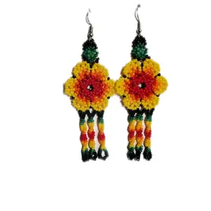 huichol beaded earrings