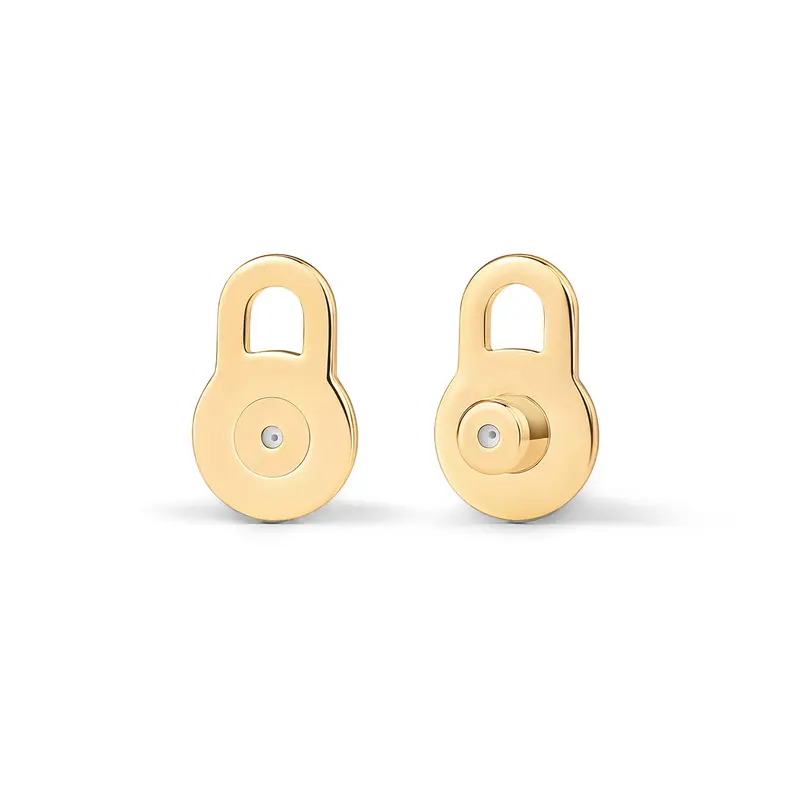 PAVOI 14K Gold Plated Lobe Lifters for Heavy Earrings for Women - Earring Backs for Droopy Ears - Comfortable Earring Backings for Studs - Trendy Fashion Jewelry Accessories