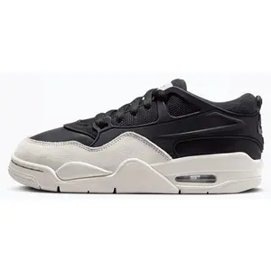 Youth Jordan 4 RM Black/Light Bone-Dark Grey (FQ7938 001) (GS)