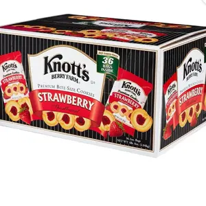 Knott's Berry Farm Strawberry Shortbread Cookies, 2 oz., 36 pk