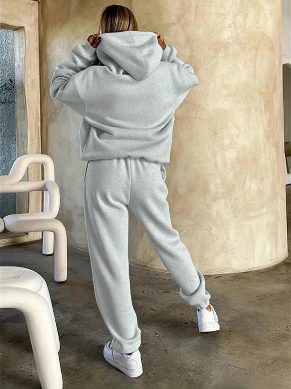 Western Style Horse Cowboy Hat Women's Sportswear Set, Vintage Western Art Print, Casual Fall & Winter, Comfortable All-Season Wear