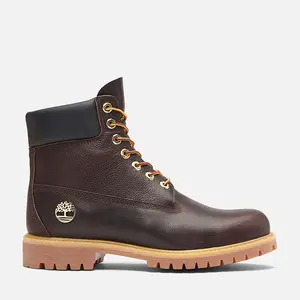 TIMBERLAND Espresso Premium 6 Inch Lace Up Mens Boots