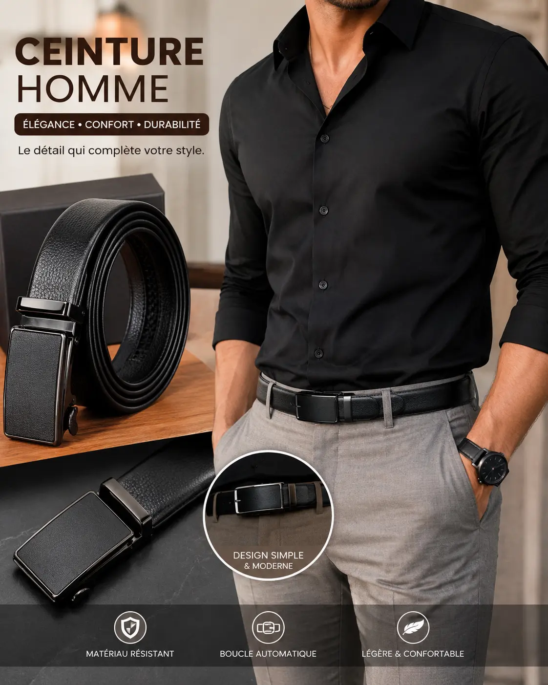 Ceintures pour homme