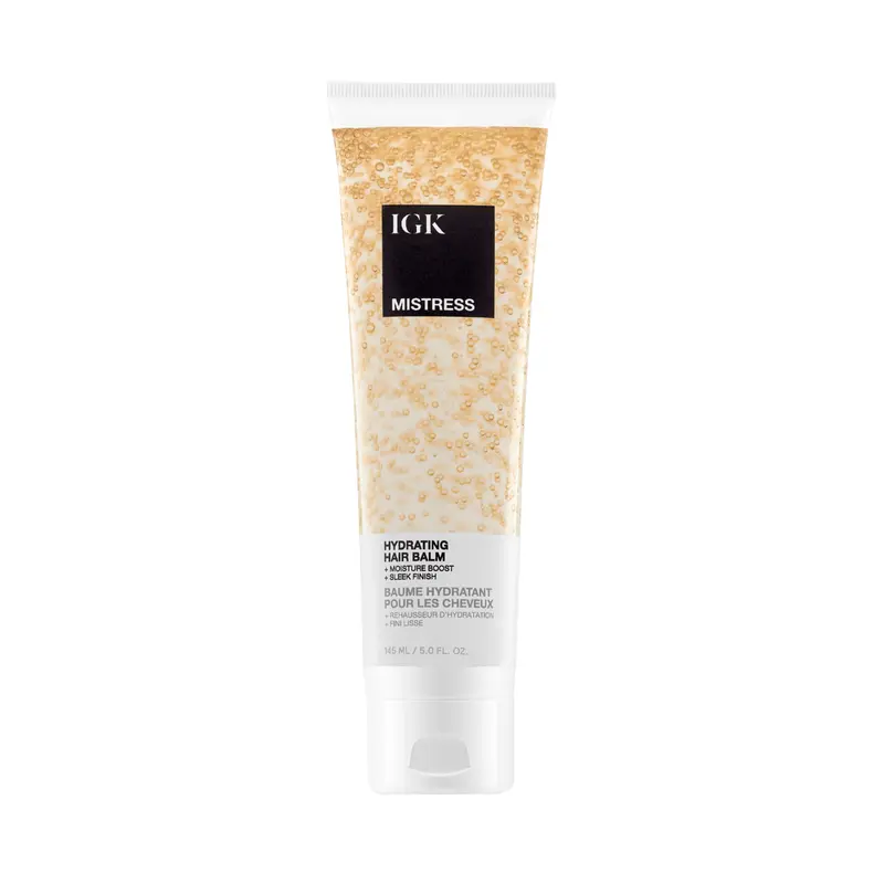 IGK MISTRESS Hydrating Hair Balm | Lightweight + Frizz Control + Shine | Reduces Frizz + Hydrates + Detangles | Vegan + Cruelty Free | 145ml | 5 oz