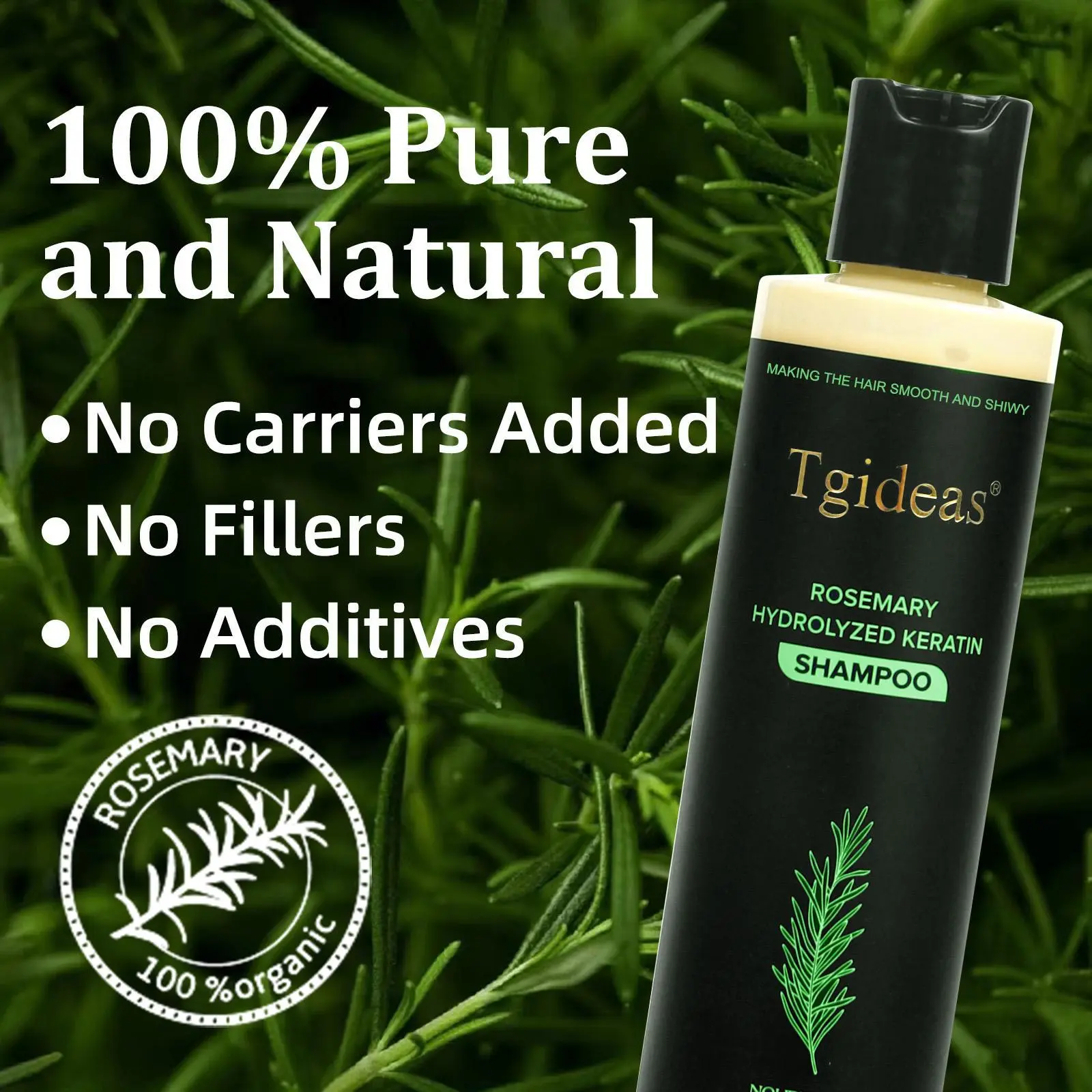 Tgideas Rosemary Shampoo - BoostHair Growth, Control Oil