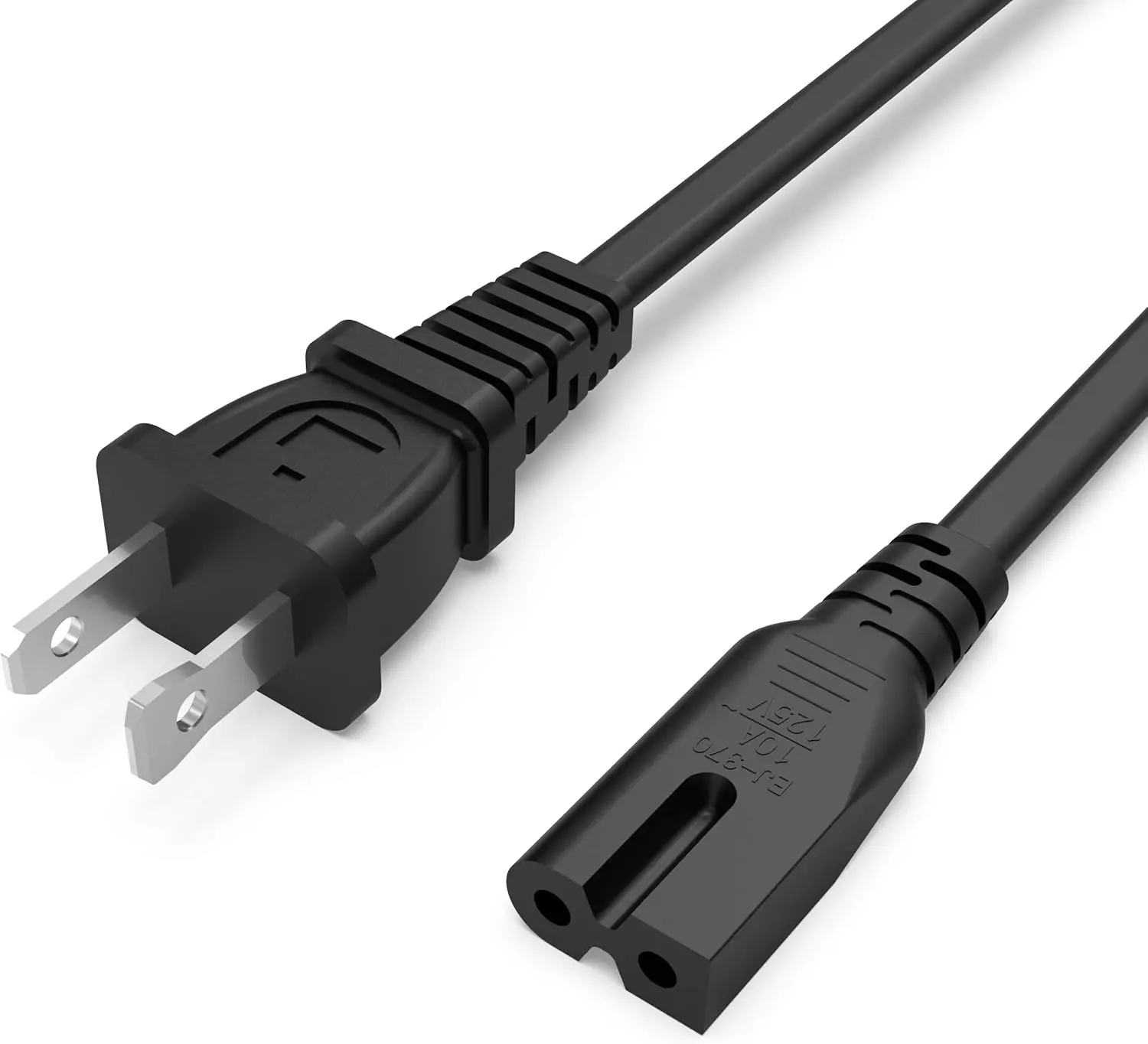 AC Power Cord  Fit for Brother, Singer, BabyLock, , White, Bernina, Pfaff Sewing Machine Replacement - (ETL Listed )