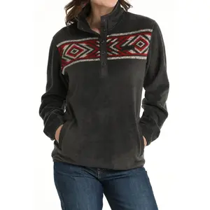 Cinch Women’s Fleece Pullover Charcoal