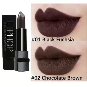 Matte Lipstick Women, Blackberry Red & Chocolate Brown Shades, Velvet Long-Lasting Lip Color, Highly Pigmented & Non-Drying, Perfect Office, Holiday Parties, Dates & Gifts, Matte Lip Makeup