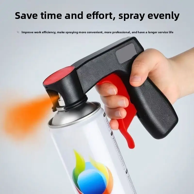 Reusable Full Grip Spray Control Trigger Handle, Converter Tool for Turning Ordinary Cans Into Professional Auto Body Paint Sprayers