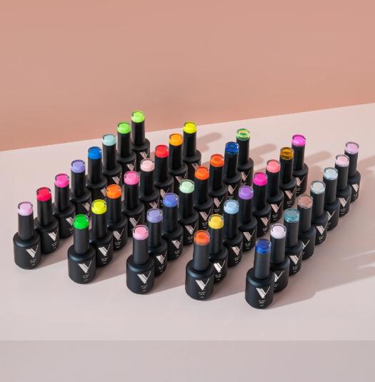 V Beauty Pure Gel Polish Quarter Line - Bright Tones 10ml Soak-Off High-Pigment Long-Lasting UV LED Compatible Salon-Quality Manicure Flawless Cutics Cosmetic