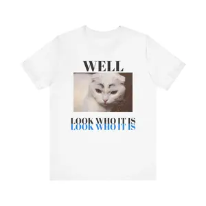 Cat-Themed Funny Tee Shirt for Pet Lovers, Casual Wear, Gift for Cat Owners, Birthday Gift, Cat Quotes Tee