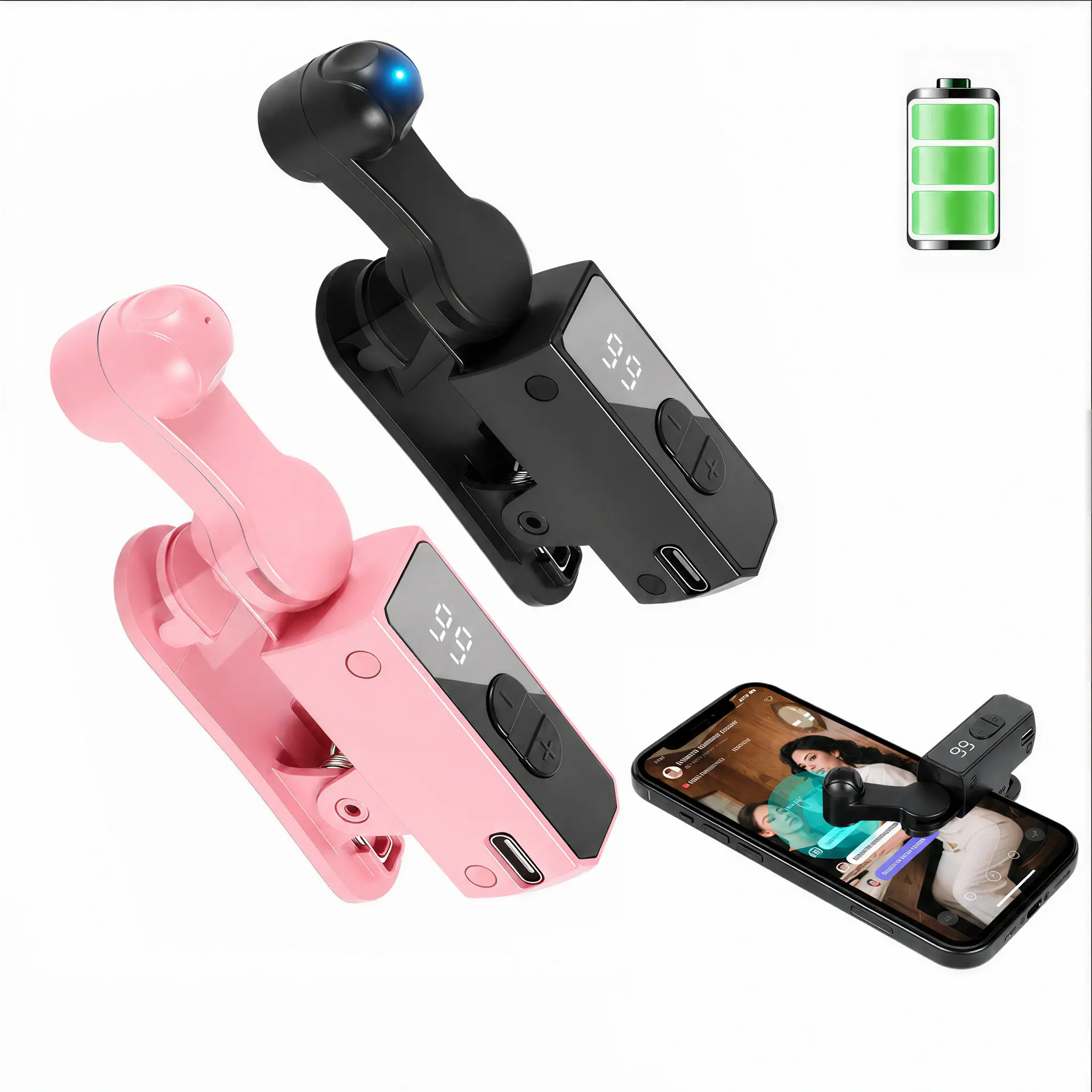 2026 New Portable Auto Clicker, Rechargeable Wireless Phone Screen Tapper with Silent Seamless Tapping, Adjustable Speed, and 180° Rotating Arm for iOS & Android Devices, Social Media Tasks, Points Tapping, Gaming, and App Use