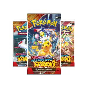 Pokémon TCG: Scarlet & Violet-Surging Sparks Sleeved Booster Pack 10 Cards Collectible Trading Card Game Expansion