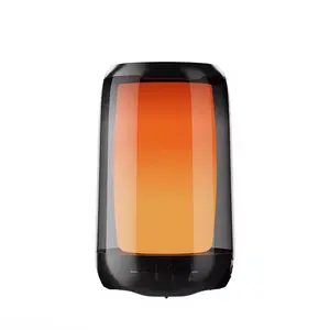 Compact Portable Bluetooth Speaker with LED Ambient Light | QERE HF-22 | 12 Color Modes | 2-3Hr Battery | Bluetooth 5.0 | Mini Wireless Speaker for Home & Travel