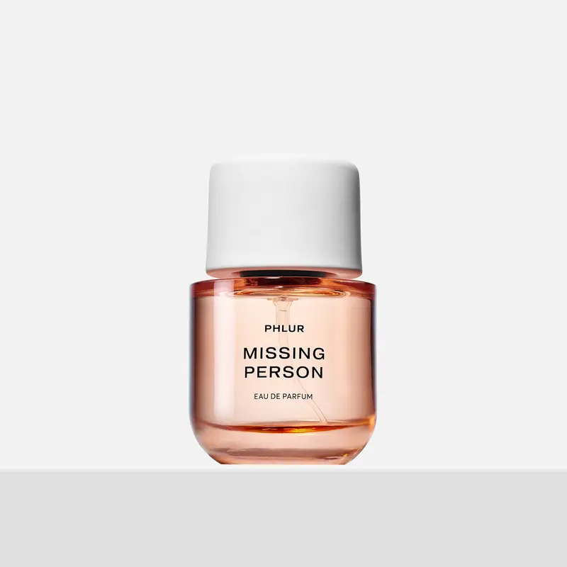 PHLUR Missing Person Eau de Parfum - Full Size Skin Musk Perfume with White Musk, Jasmine, Orange Blossom & Sandalwood (50mL)
