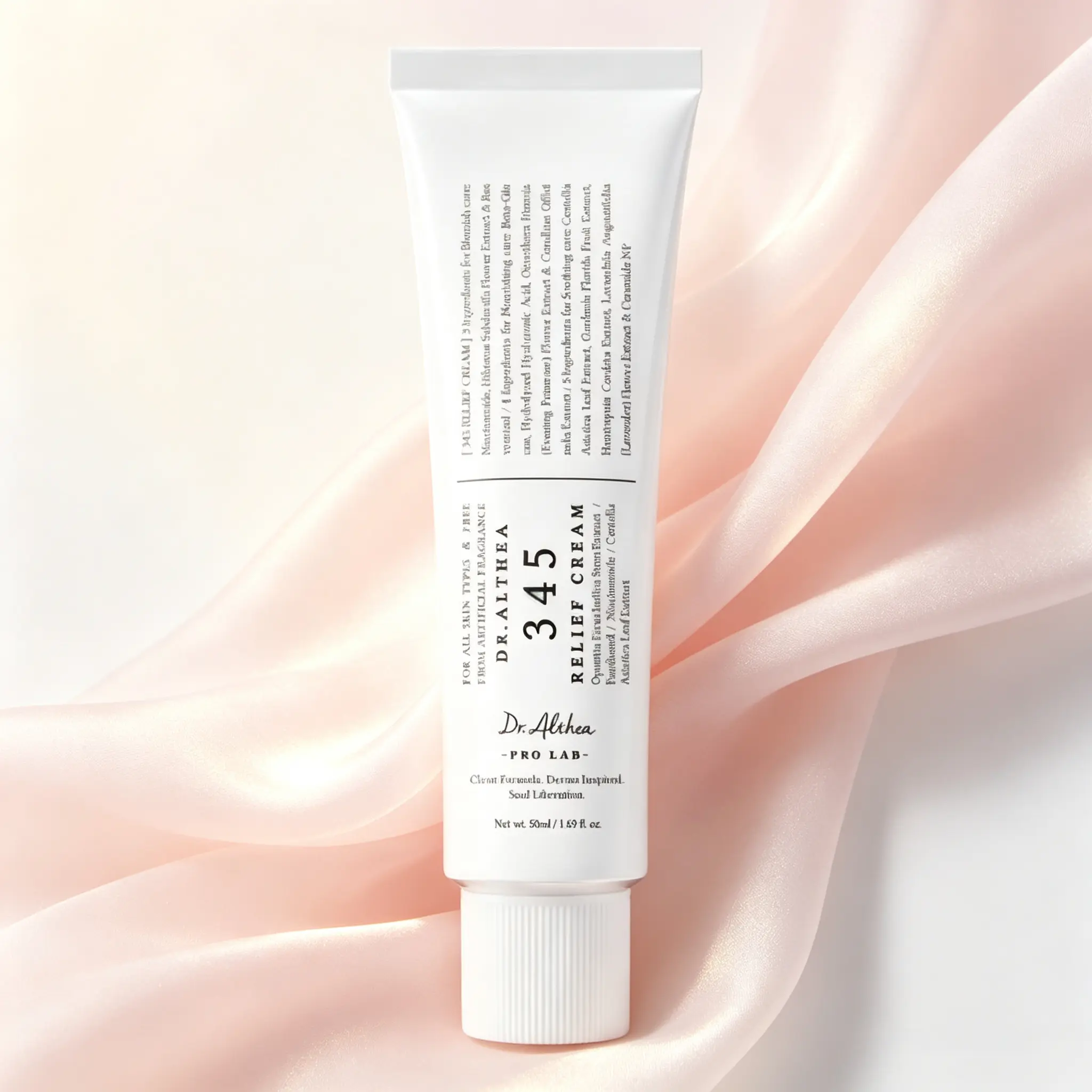 [Dr.Althea] 345 Relief Cream, Korean Vegan Daily Facial Moisturizer, Calming Repair Cream for Blemish-Prone Skin, Soothing Irritation & Long-Lasting Hydration for All Skin Types