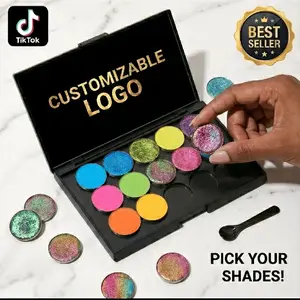 W/5 Chrome, 15 Pan CUSTOM Eyeshadow Palette