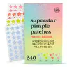 LivaClean Pastel Color Hydrocolloid Pimple Patches - 240ct Box, 24-Month Shelf Life, Adhesive Salicylic Acid & Tea Tree Oil Spot Treatment with Soothing, Anti-Inflammatory Properties for Acne, Redness Relief, Rough Skin Softening
