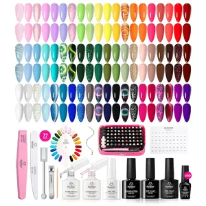 Beetles Gel Nail Polish Set-60 Colors Gel Polish Kit Base Coat Glossy & Matte Top Coat Soak off UV Nail Art Tools Red Nude White Gift for Women #TikTokShopBacktoSchool