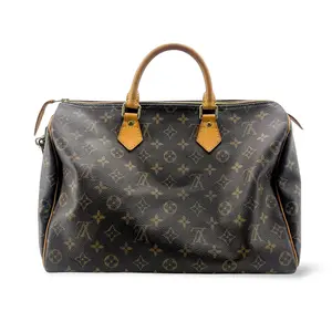 Pre-owned Louis Vuitton canvas Shoulder Bags PFR0606 Speedy 35 Monogram