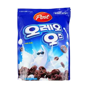 POST Korea OREO Cereal Donut Breakfast Cereal 250g - "One Day Destruction" K-Drama Snack, Crunchy Sweet Cereal for Kids & Adults