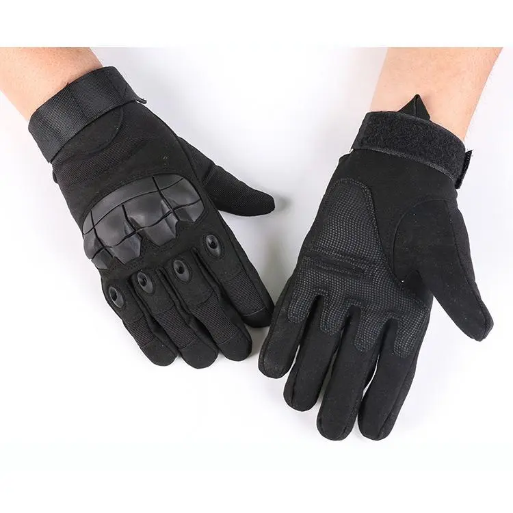 Soft shell ultra fine long finger black