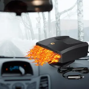 150w Car Heater, Portable 12v Car Heater, Cars Heaters Windshield Demister, Auto Defogger 360° Rotatable Heaters (black),summervibes