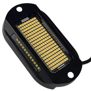 219 LED Rock Light - White / Amber Strobe P&P
