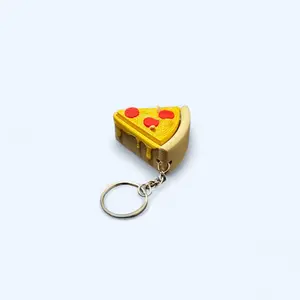 Pizza Slice Clicker Keychain – Fidget Toy Bag Charm