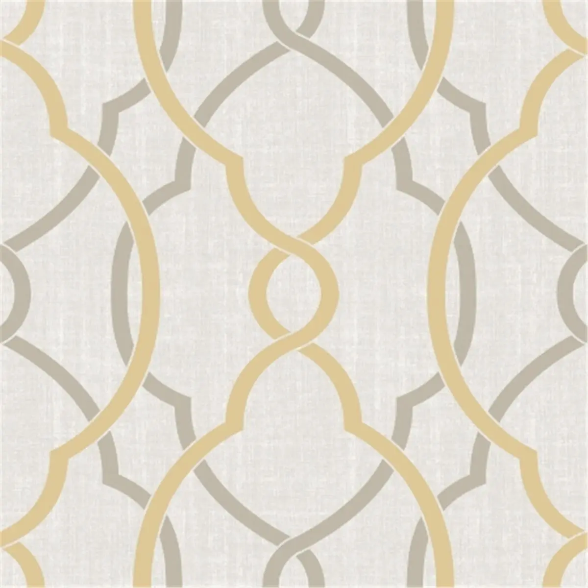 212 MAIN Decorative Self-Adhesive Peel & Stick Wallpaper (NU1695 Sausalito Taupe & Yellow) - Easy Removal, Wall-Safe, Modern Home Decor for Living Room, Indoor Rental Home Decorating Wall Decoration Supply