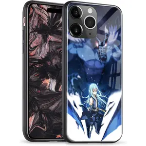 Rimuru and Veldora Tempest Unique Stylish Anime Role Shockproof Protective Shell Cover - Popular Manga Character Tempered Glass Phone Cases for iPhone 13 Pro Max