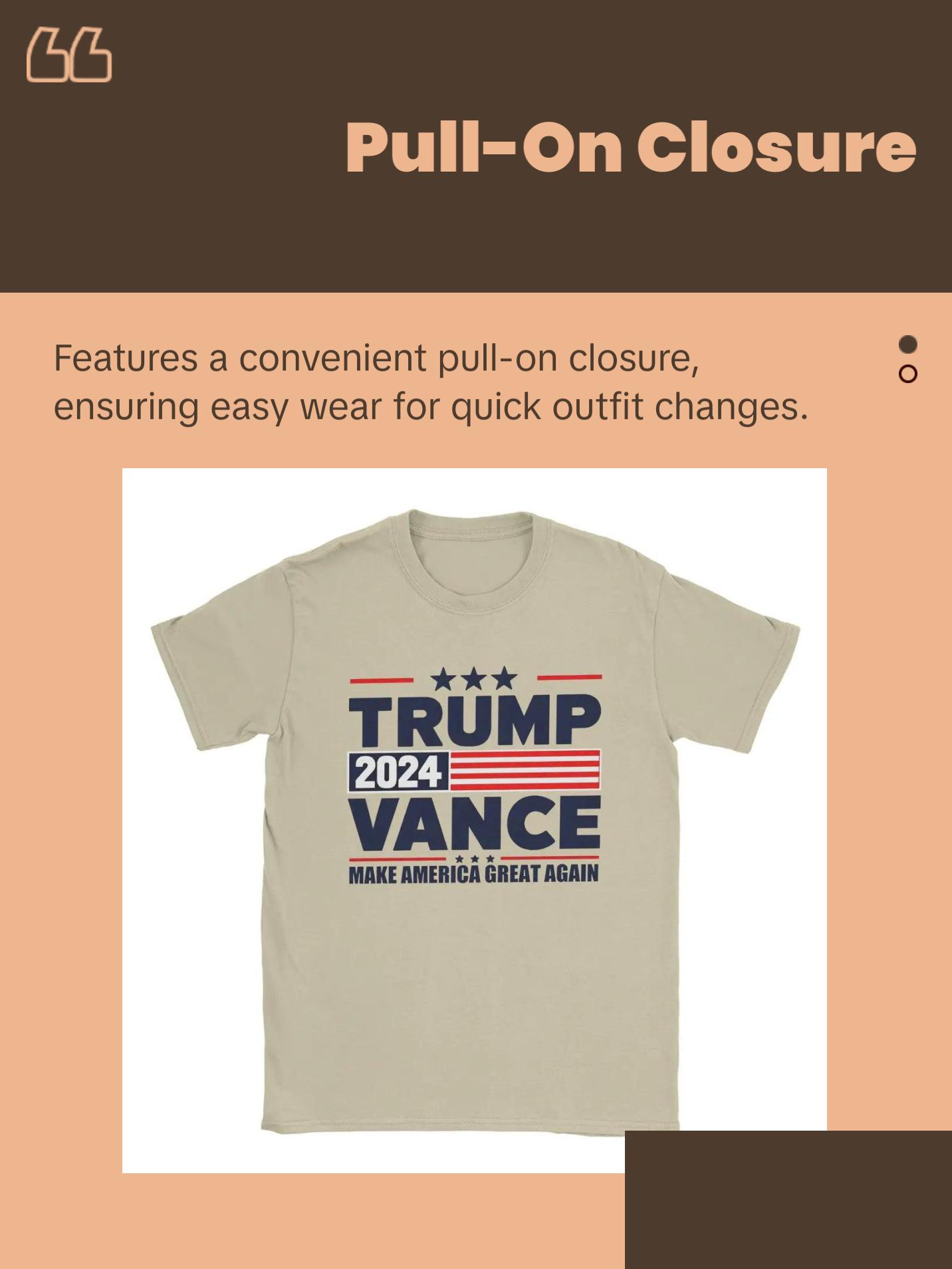 High Quality Vintage Cotton Trump  T-Shirts