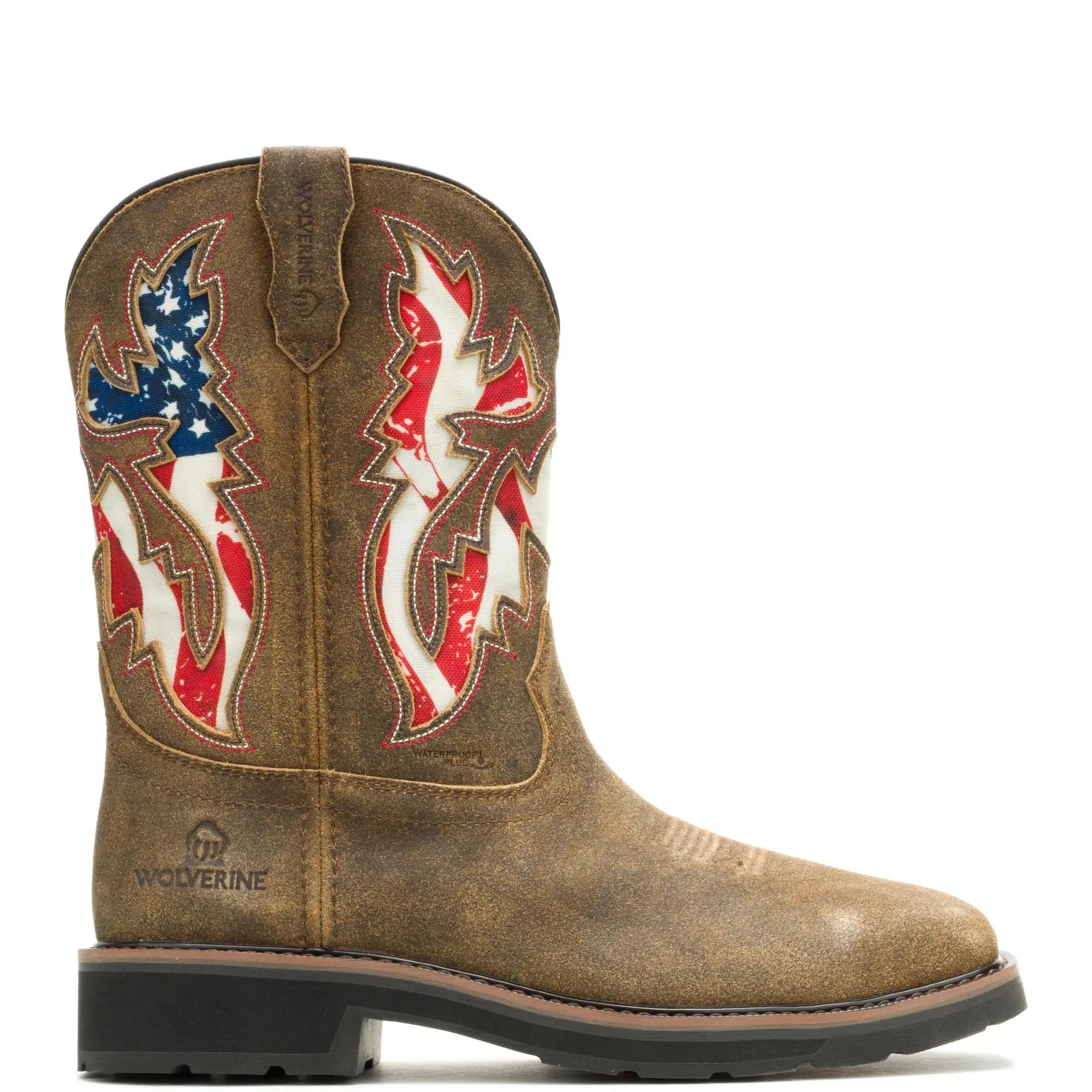 Wolverine Men's Rancher Waterproof Pull-On Steel-Toe Work Wellington