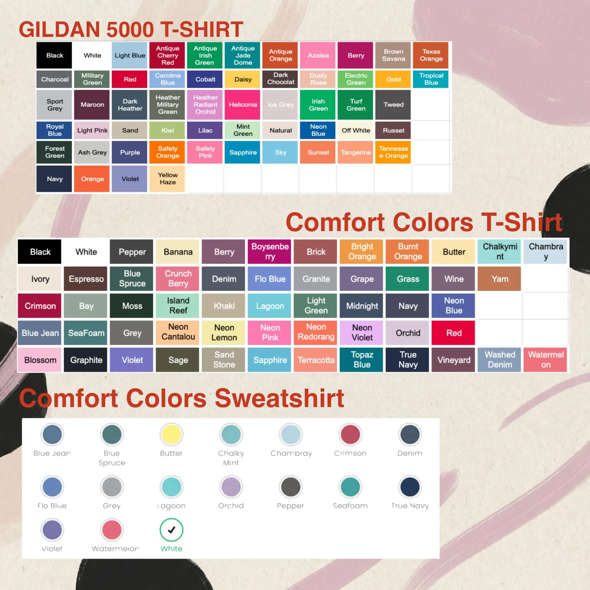 Others (DM for more)