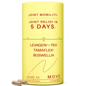 MOVE Fast Acting Joint Supplements | Joint Relief In 5 Days | Turmeric & Tamarind, Levagen+ PEA, Boswellia Serrata, Bioperine | 60 Capsules