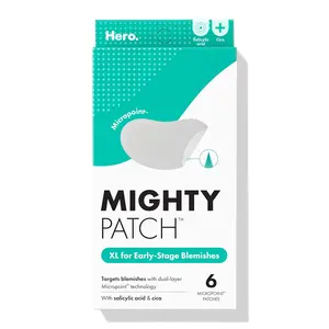 Hero Mighty Patch Micropoint Large Hydrocolloid Pimple Patches for Face Blemishes