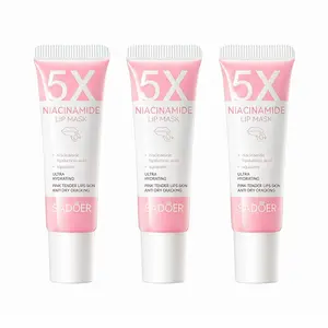 Niacinamide  Hyaluronic Acid & Squalane Lip Mask  Deep Moisturizing Repair Lip Balm  Easily relieve chapped sore lips  improve dry rough lip skin, leave lips soft  tender and pink  All-day long hydration  suitable for men and women  compact and portable